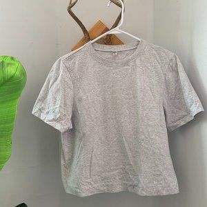 Light Gray Uniqlo Top